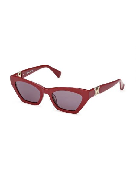 Okulary przeciwsłoneczne Max Mara czerwone