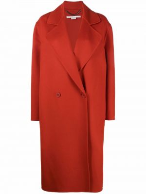 Шерстяное пальто Stella Mccartney, оранжевое