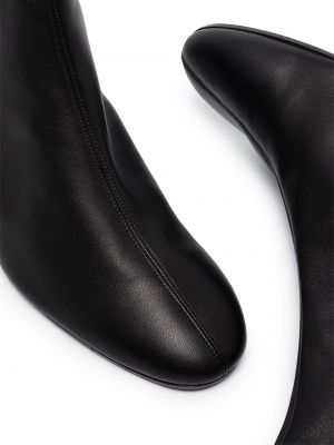 Iš natūralios odos auliniai batai Aquazzura juoda