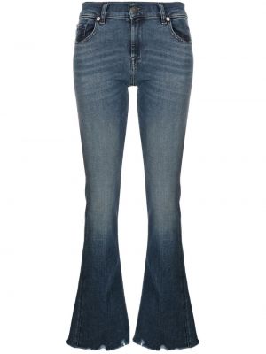 Flared jeans 7 For All Mankind blå