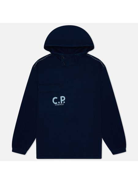 Флисовое худи C.p. Company синее