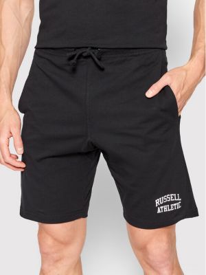 Sportske kratke hlače Russell Athletic crna
