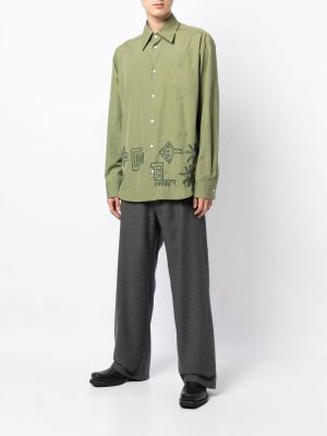Siuvinėta marškiniai Namacheko žalia