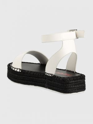 Sandale cu platformă Hugo alb