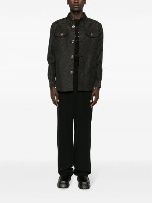 Žakardinė medvilninė marškiniai Versace