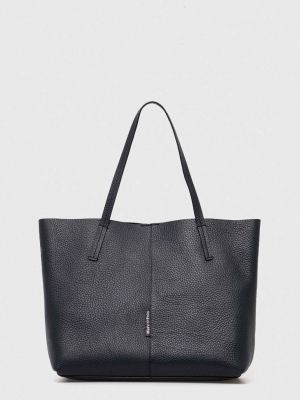 Шкіряна сумка шопер Marc O'polo чорна