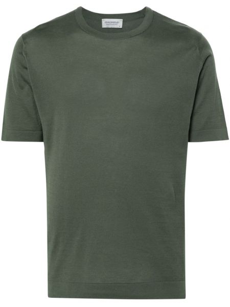 T-krekls John Smedley zaļš