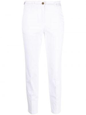 Kalhoty s výšivkou Jacob Cohen bílé