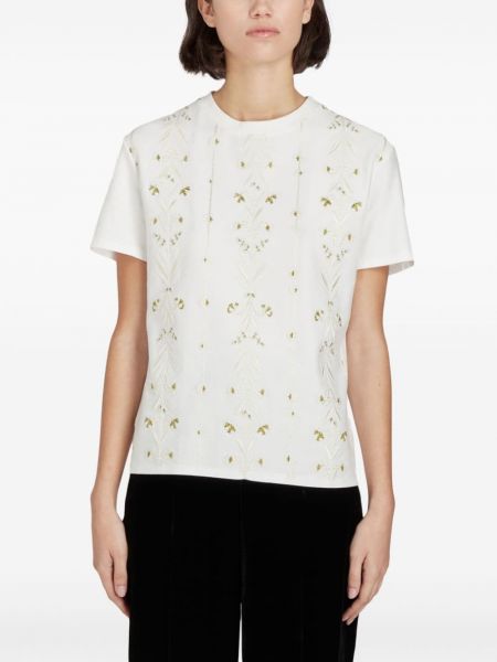 Gėlėtas medvilninis marškinėliai Giambattista Valli