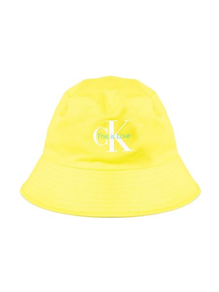 Żółty kapelusz Calvin Klein