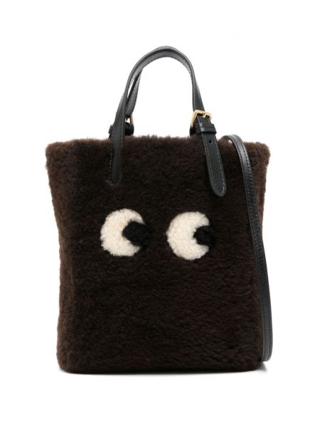 Mini çanta Anya Hindmarch kahverengi