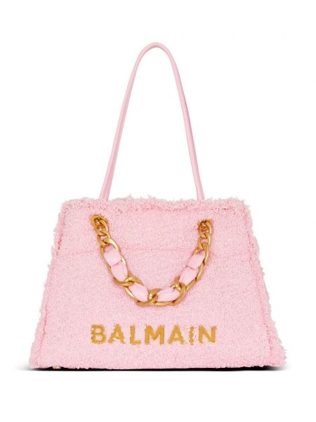 Tweed shopper handtasche Balmain