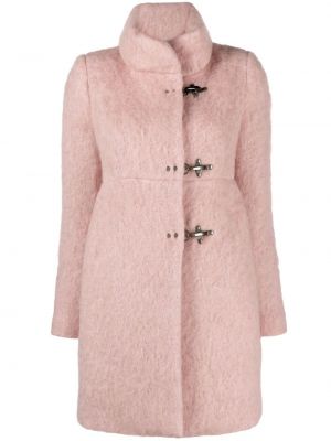 Vlnený kabát Fay ružová