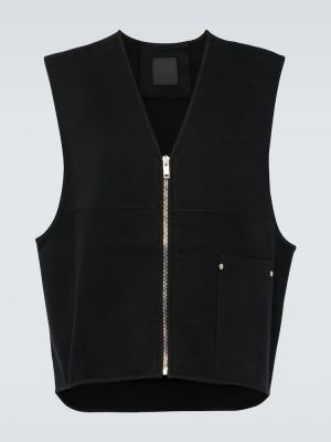 Fleecová vesta Givenchy čierna
