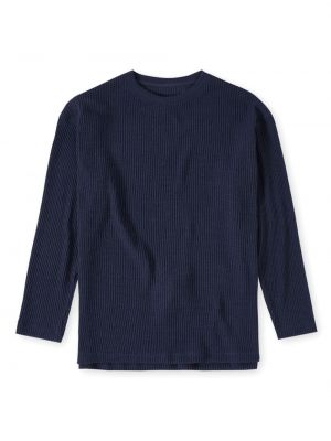 Sweter z okrągłym dekoltem Closed niebieski