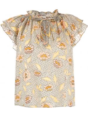 Bluza s cvjetnim printom s printom Ulla Johnson
