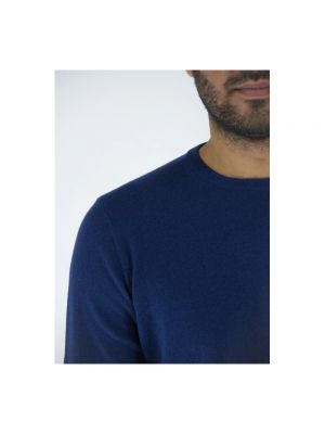 Sweter z okrągłym dekoltem Kangra niebieski