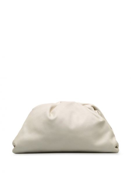 Clutch torbica Bottega Veneta Pre-owned bijela
