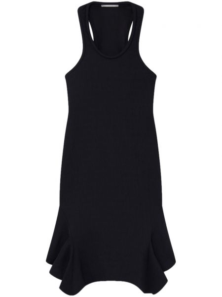 Peplum jarse elbise Stella Mccartney siyah