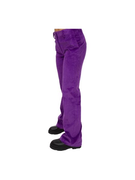 Pantalones rectos Twinset violeta