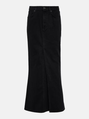Spódnica jeansowa Balenciaga czarna