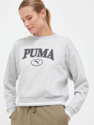 Серый свитер с принтом Puma