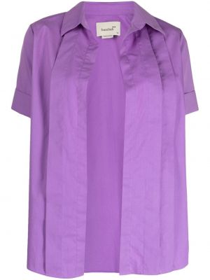 Памучна риза Bambah виолетово