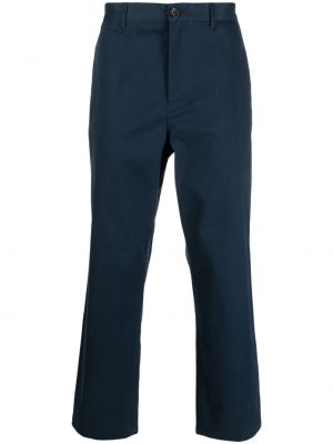 Βαμβακερό παντελόνι chino σε στενή γραμμή Ps Paul Smith μπλε