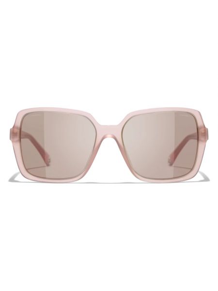 Gafas de sol de cristal Chanel rosa