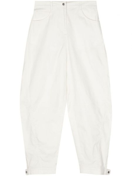 Pantaloni din bumbac Simkhai alb