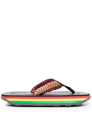 Trykt flip-flops Lanvin svart