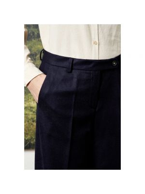 Pantalones de cintura alta Massimo Alba azul
