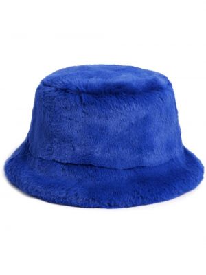 Kepurė su kailiu Apparis mėlyna