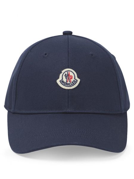 Bomuld cap for drenge Moncler Enfant blå