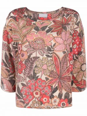 Trykt floral silke bluse Pierre-louis Mascia