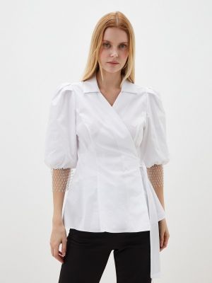 Белая хлопковая блузка Fresh Cotton