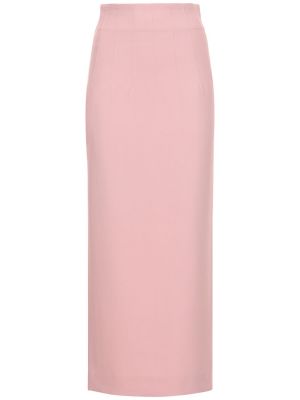 Midi sukně Staud růžové