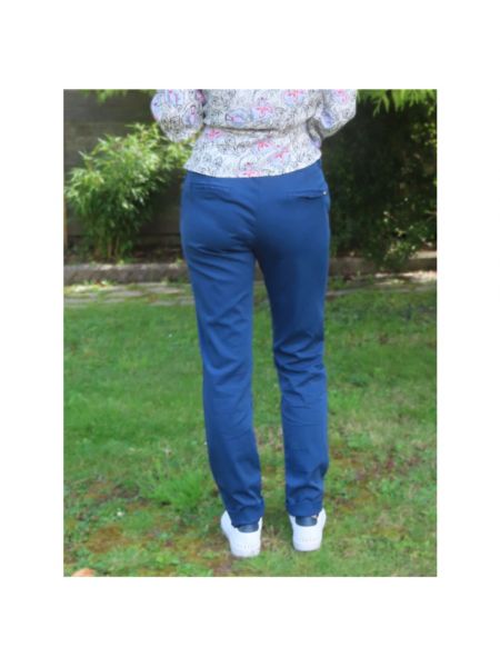 Pantalones chinos slim fit Mason's azul