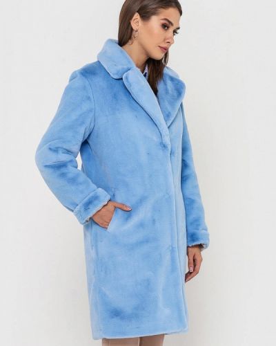 Шуба Grand Furs, блакитна