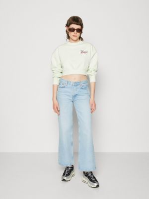 Свитшот Calvin Klein Jeans зеленый
