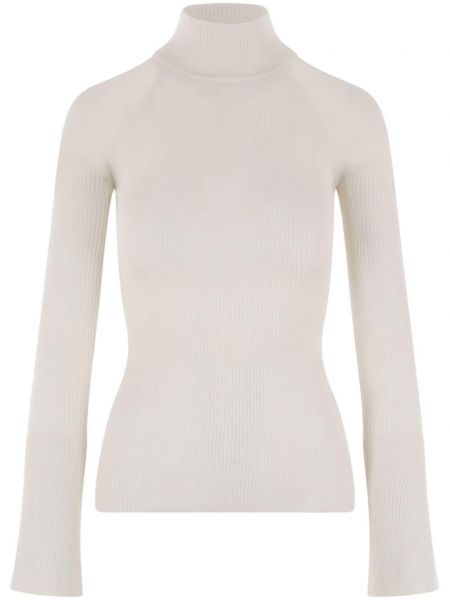 Дълъг пуловер Sa Su Phi бяло