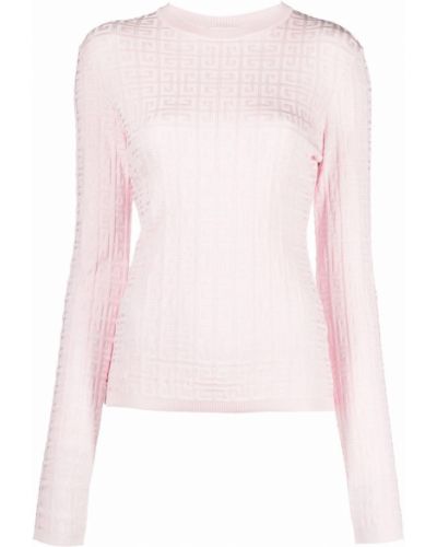 Jersey de tela jersey de tejido jacquard Givenchy rosa