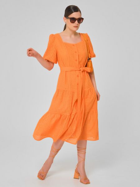 Платье Stilla оранжевое