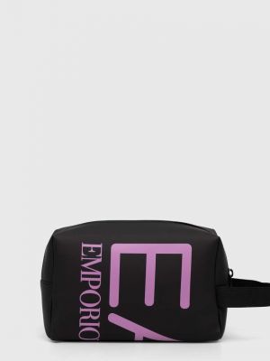 Чанта за козметика Ea7 Emporio Armani черно