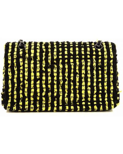 Bolsa de hombro de tweed Chanel Pre-owned amarillo