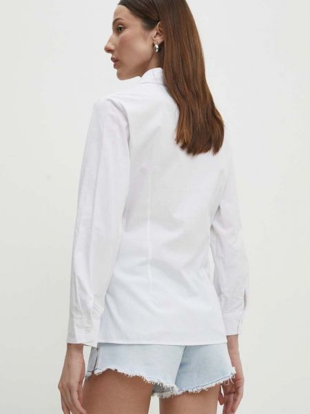 Clasic cămașă din bumbac Answear Lab alb