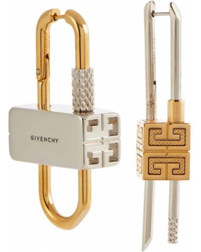 Kolczyki asymetryczne Givenchy złote