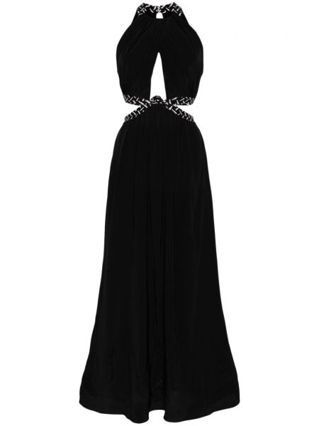 Dlouhé šaty Dvf Diane Von Furstenberg čierna