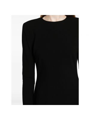 Mini vestido de lana Victoria Beckham negro