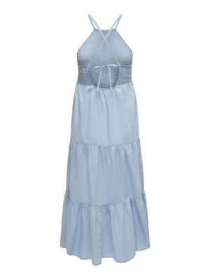 Μάξι φόρεμα Only μπλε